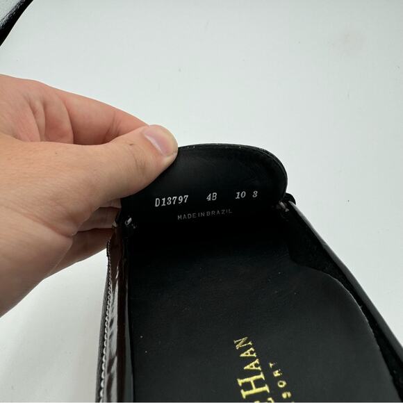 Cole Haan Resort Women Patent Leather Loafer Slip On Cushioned Dress Shoe Flat - Picture 6 of 6